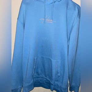 Blue Hollister hoodie